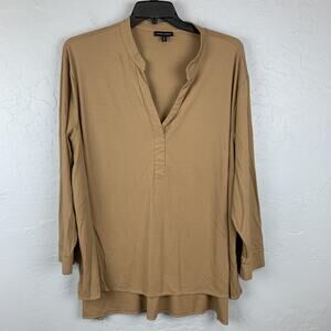 Universal Standard Tunic Shirt Womens Large Long Sleeve Split Hem Pullover Top